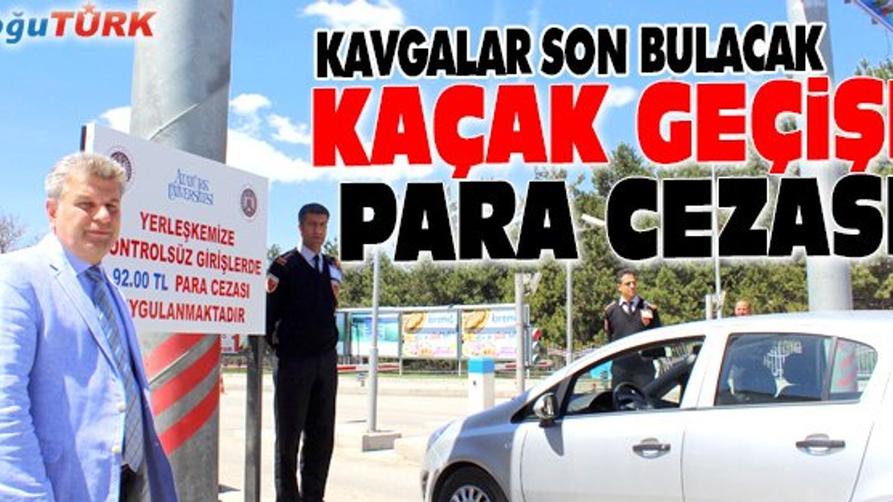 HGS GİŞELERİNDEN KAÇAK GEÇİŞ YAPANLARA PARA CEZASI