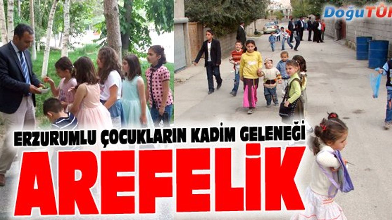 ERZURUMLU ÇOCUKLARIN KADİM GELENEĞİ AREFELİK TOPLAMAK