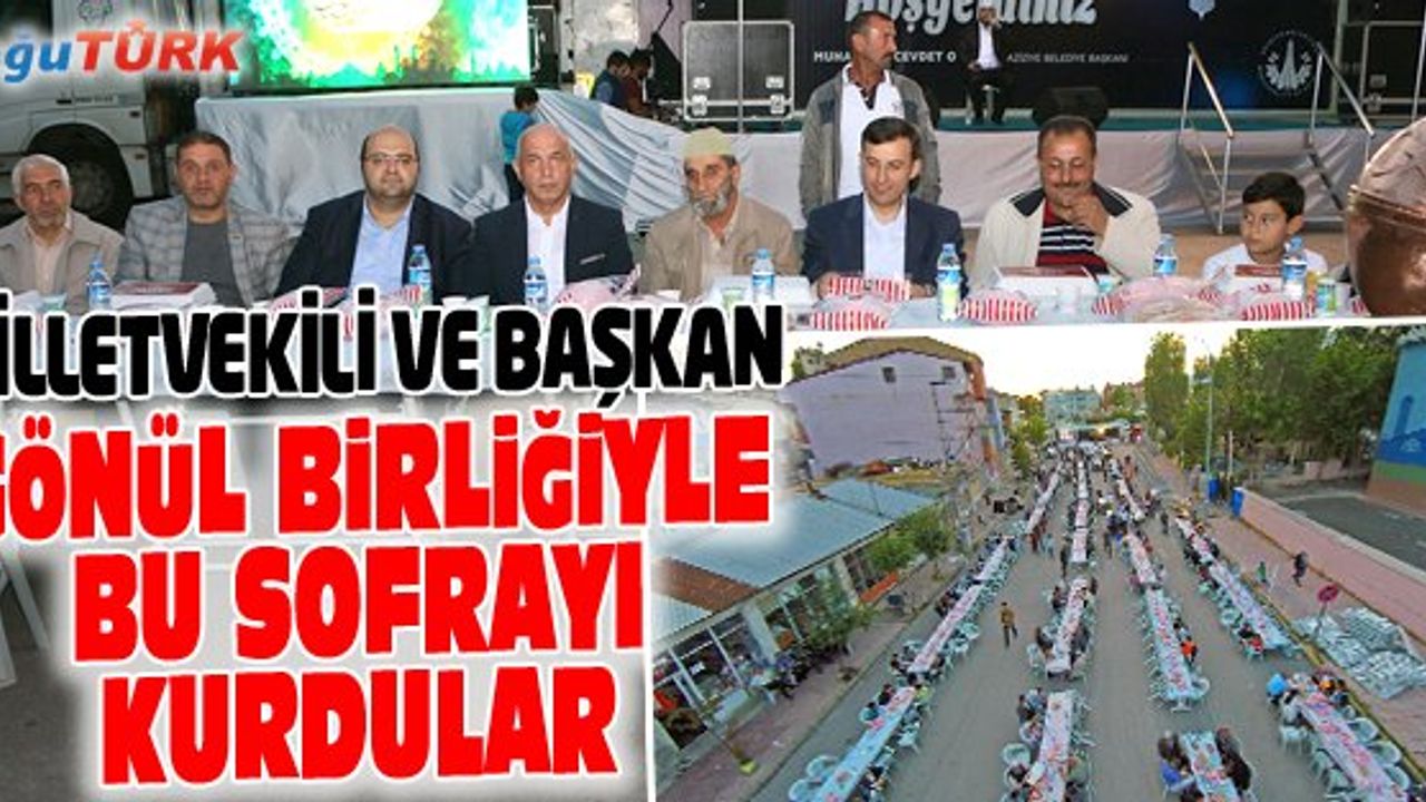 ILICA'DAKİ GÖNÜL SOFRASINDAN TERÖRE LANET YAĞDI