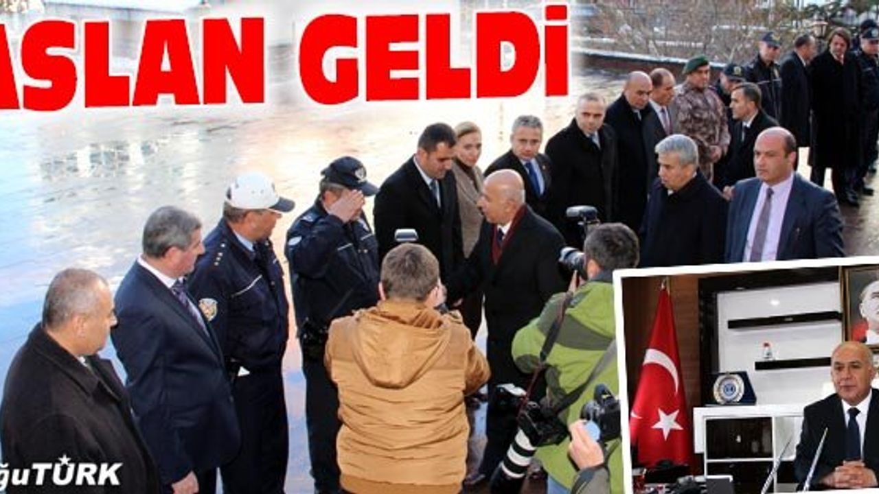 ERZURUM EMNİYET MÜDÜRÜ ASLAN, GÖREVE BAŞLADI