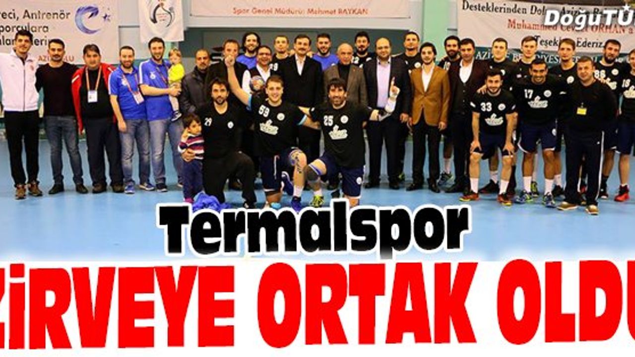 TERMALSPOR ZİRVEYE ORTAK OLDU
