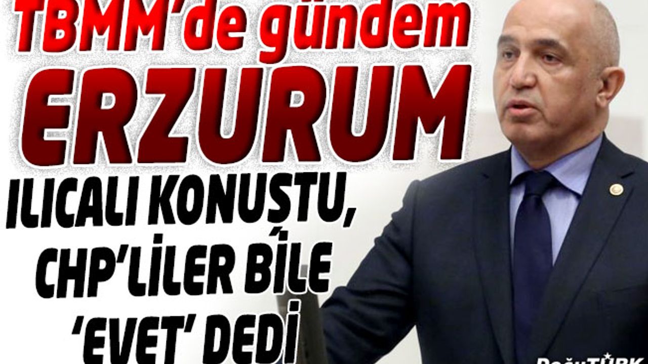 ILICALI 'EVET DEYİN' DEDİ; CHP'LİLER ALKIŞLAYARAK, DESTEK VERDİ