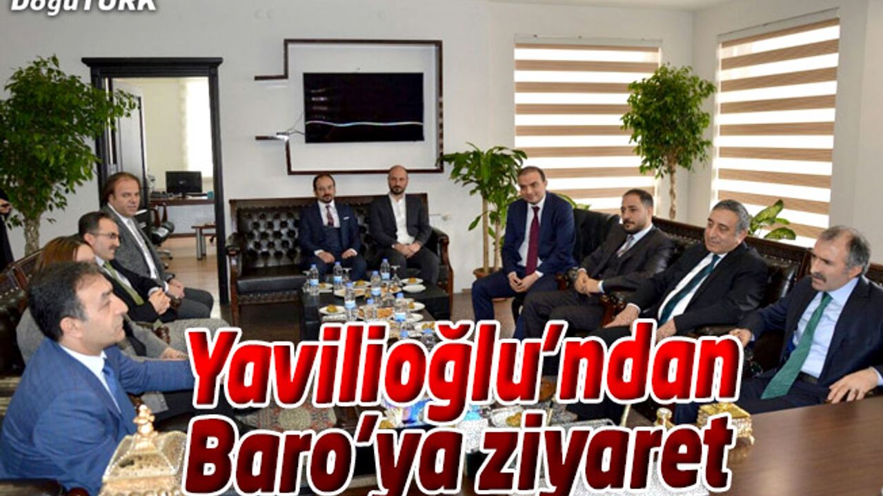 YAVİLİOĞLU, BAŞKAN GÖĞEBAKAN İLE REFERANDUMU KONUŞTU