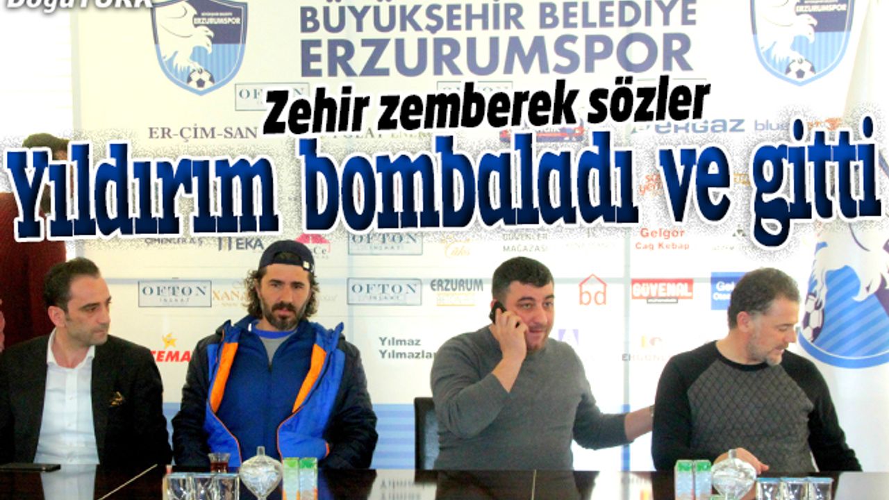 AHMET YILDIRIM’DAN 4 YÖNETİCİYE ZEHİR ZEMBEREK SÖZLER