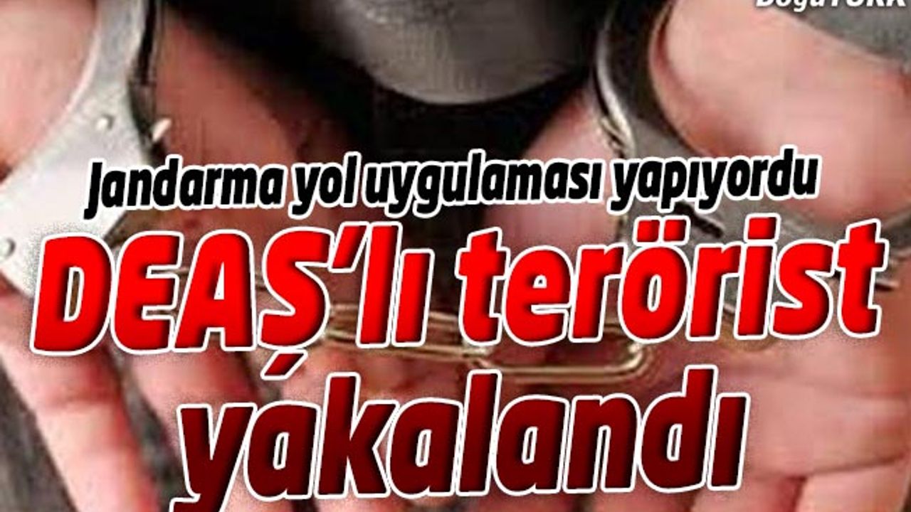 DEAŞ'LI TERÖRİST YOL UYGULAMASINDA YAKALANDI