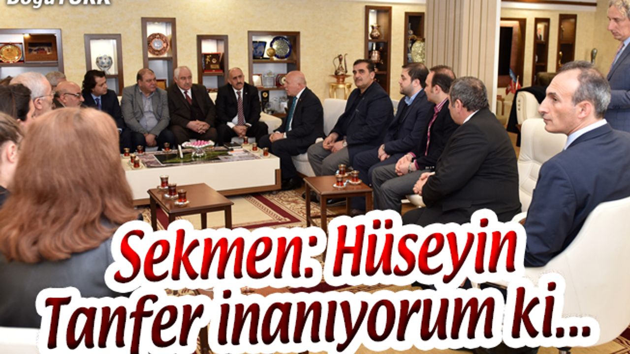 ERZURUM KENT KONSEYİ’NDEN BAŞKAN SEKMEN’E ZİYARET