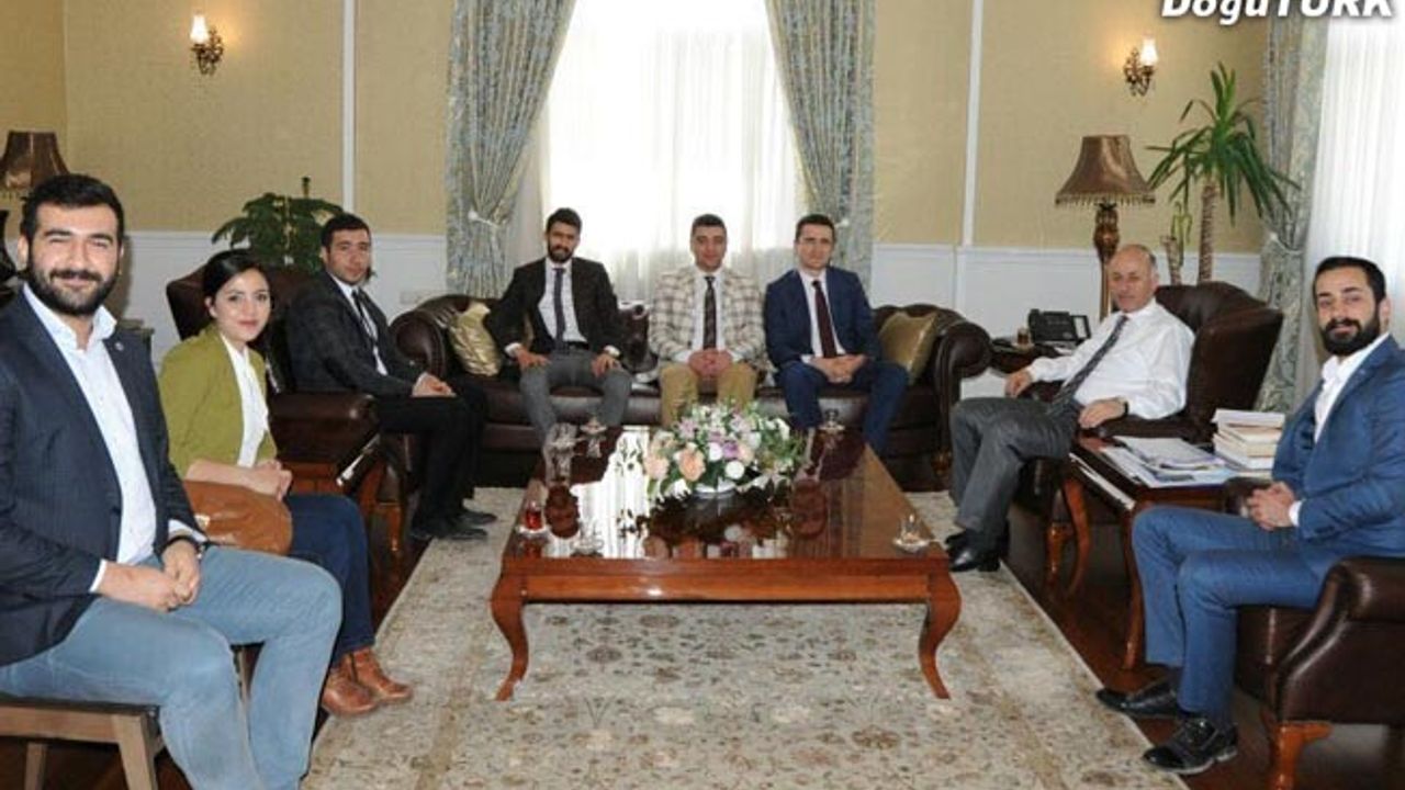 Erzurum Gençlik Platformu’ndan Vali Azizoğlu’na ziyaret