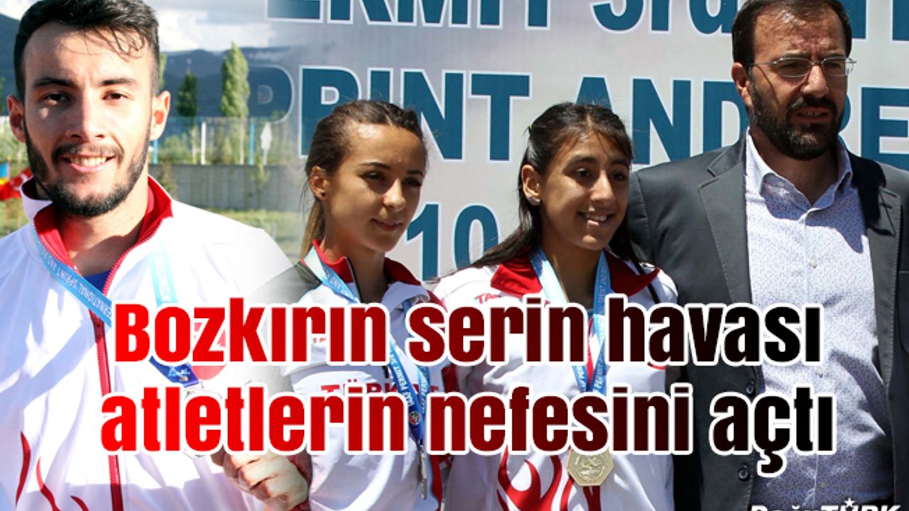 Bozkırın serin havası atletlerin nefesini açtı