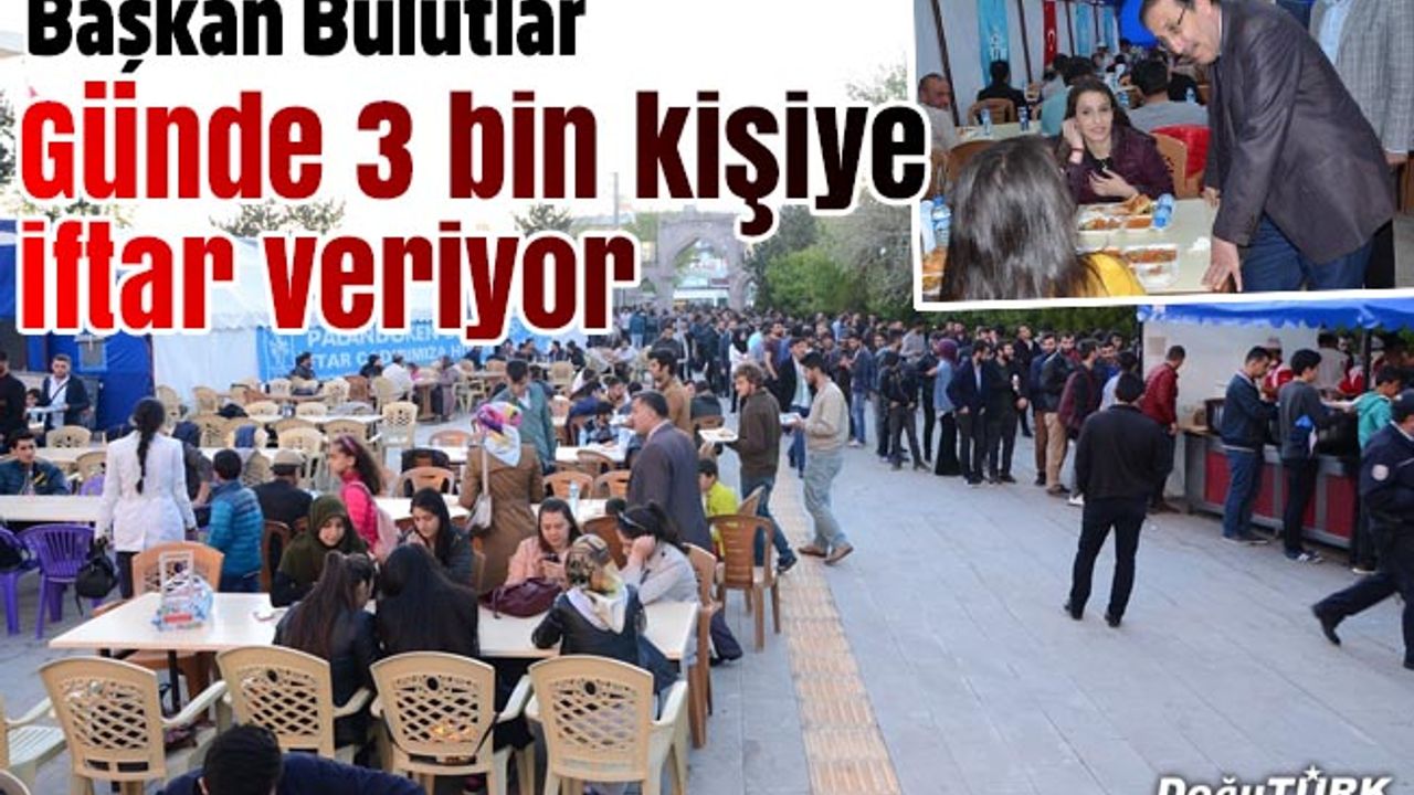 İftar çadırı dolup taşıyor