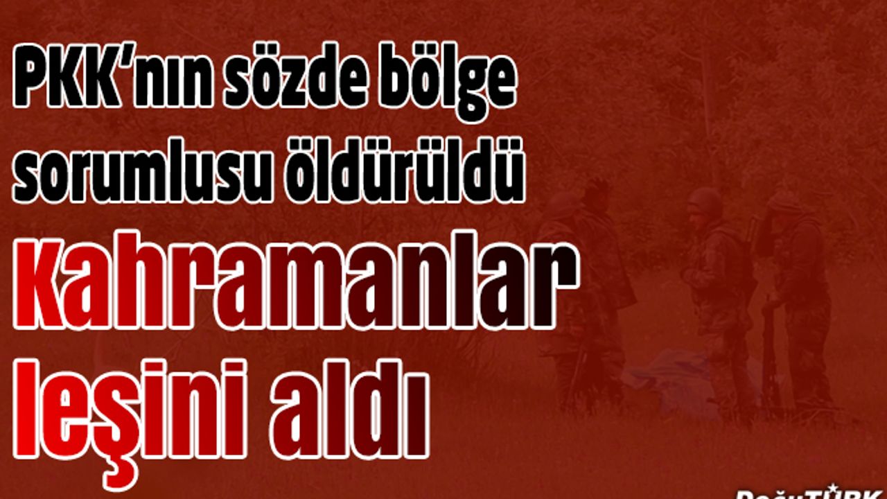 PKK’nın sözde bölge sorumlusu öldürüldü
