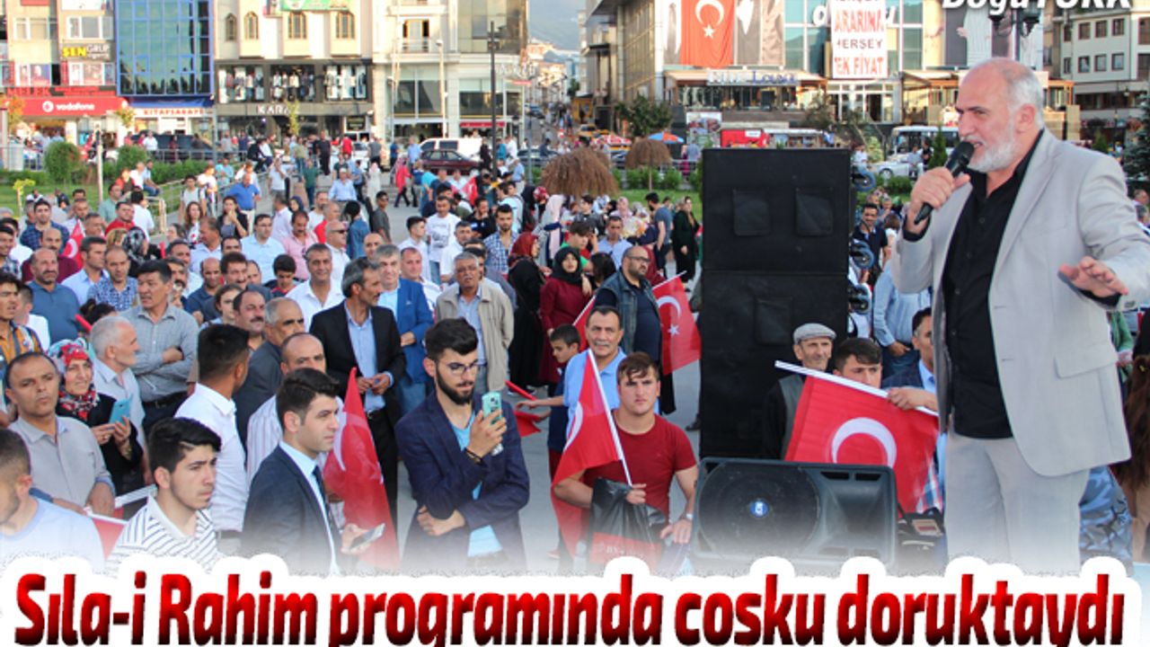 Sıla-i Rahim programında coşku doruktaydı
