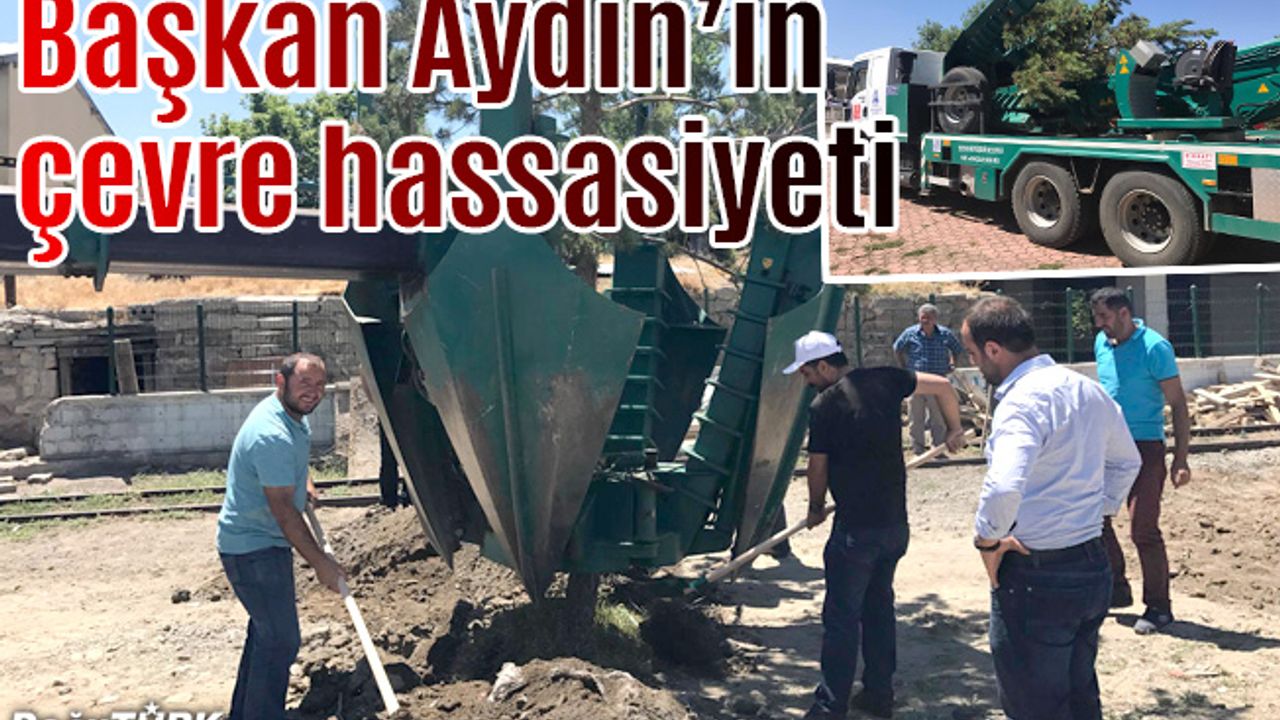 Horasan Belediyesi'nden çevre hassasiyeti