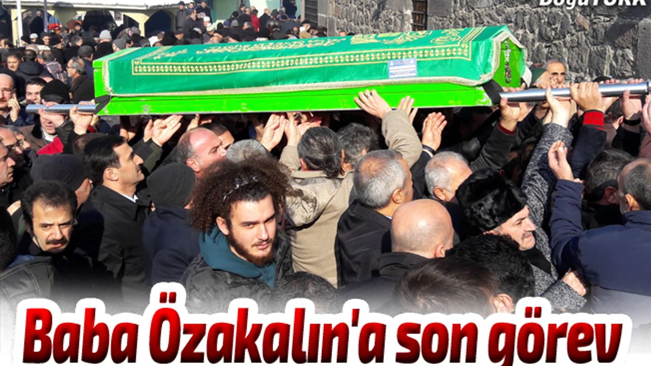 Baba Özakalın'a son görev