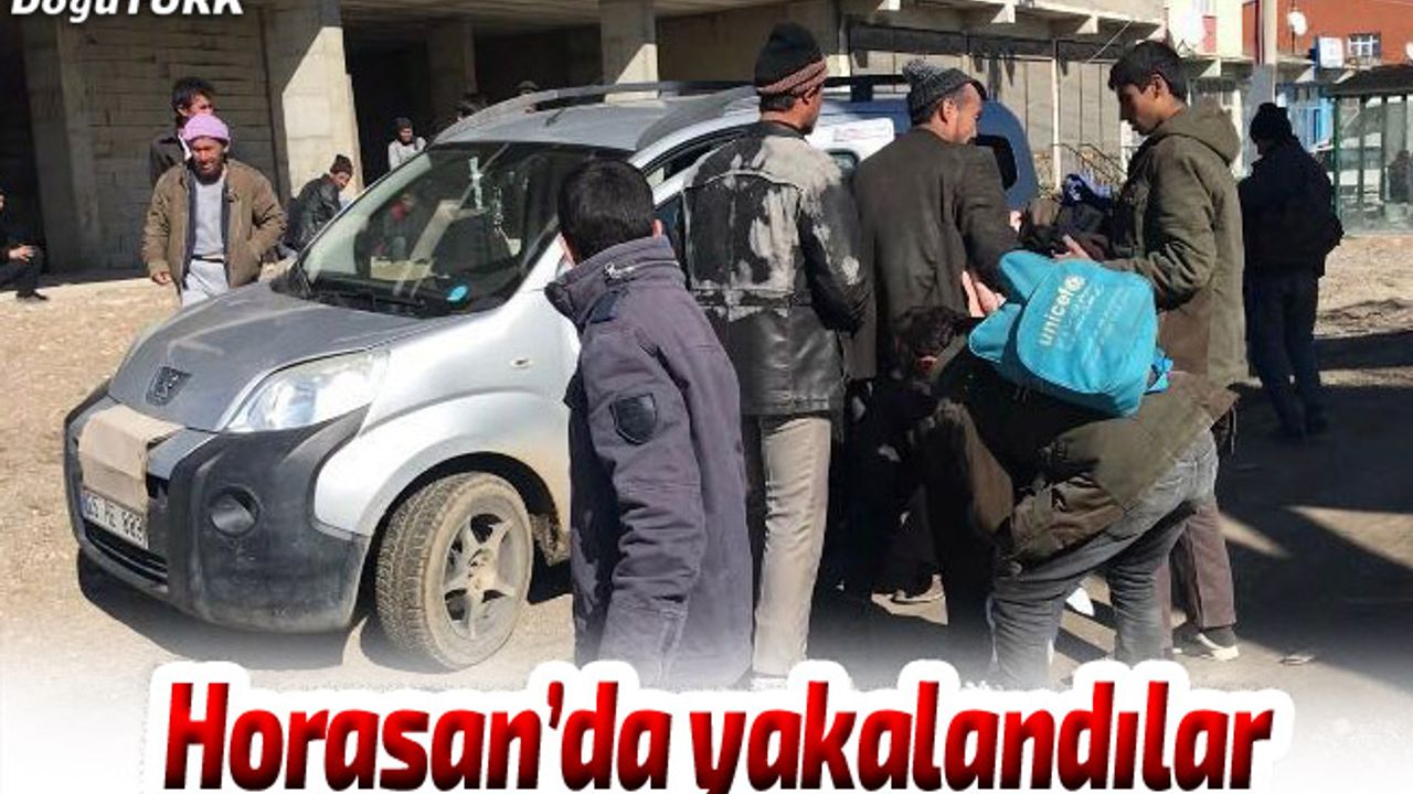 Erzurum'da 121 kaçak göçmen yakalandı