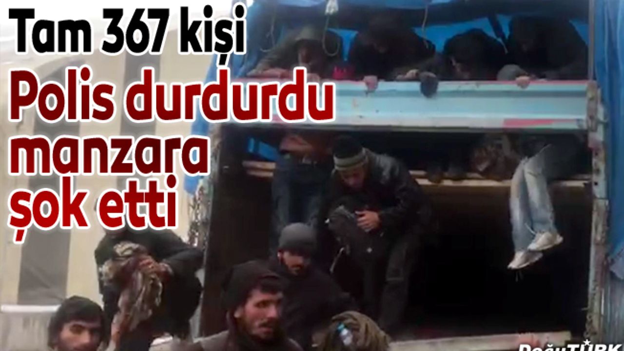 Erzurum'da 367 kaçak göçmen yakalandı