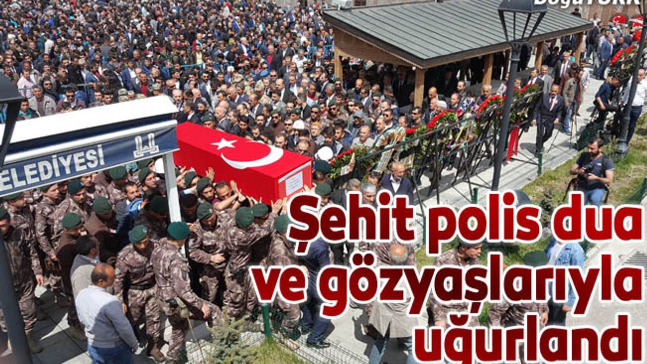 Şehit polis Karaman son yolculuğuna uğurlandı