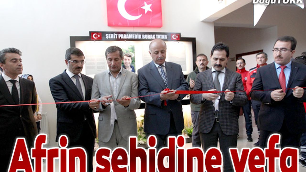 Afrin şehidinin adı 112 Komuta Kontrol Merkezine verildi