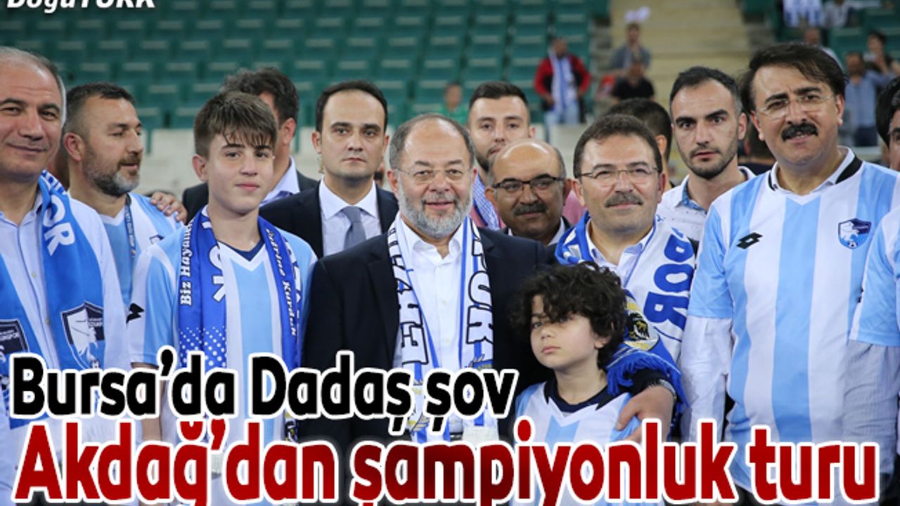 Başbakan Yardımcısı Akdağ, şampiyonluk turu attı