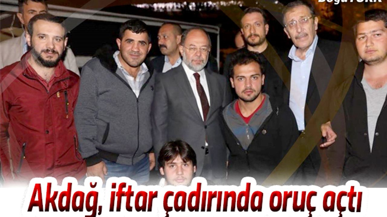 Akdağ ve Bulutlar, vatandaşlarla iftar sofrasında buluştu