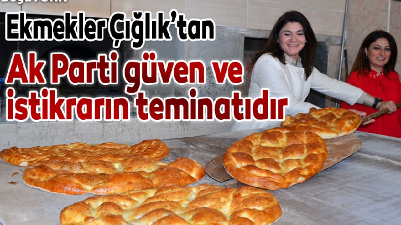 Çığlık: Ak Parti güven ve istikrarın teminatıdır
