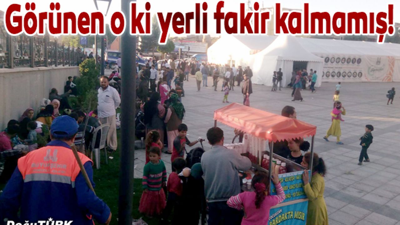 Görünen o ki yerli fakir kalmamış!