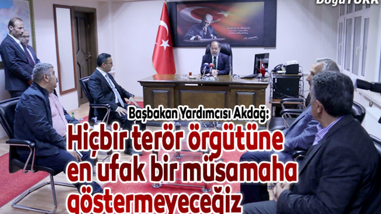 "Hiçbir terör örgütüne en ufak bir müsamaha göstermeyeceğiz"