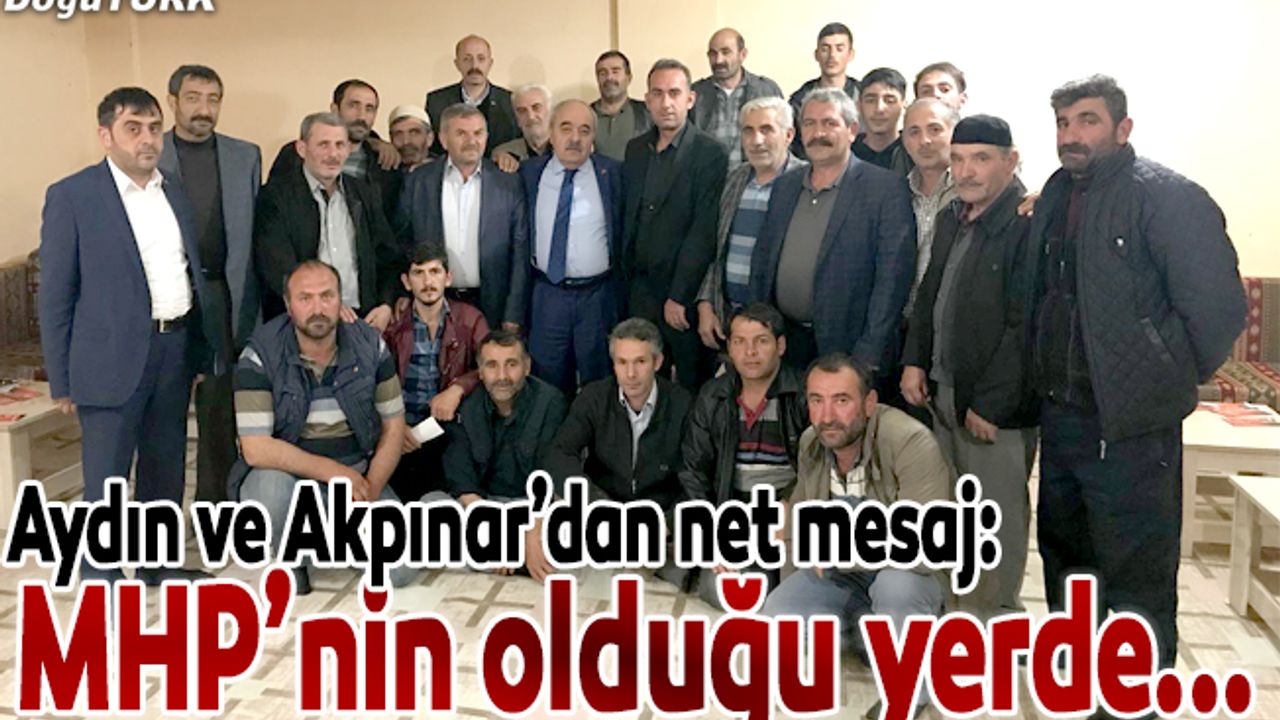 MHP’NİN OLDUĞU YERDE TERÖR OLMAZ