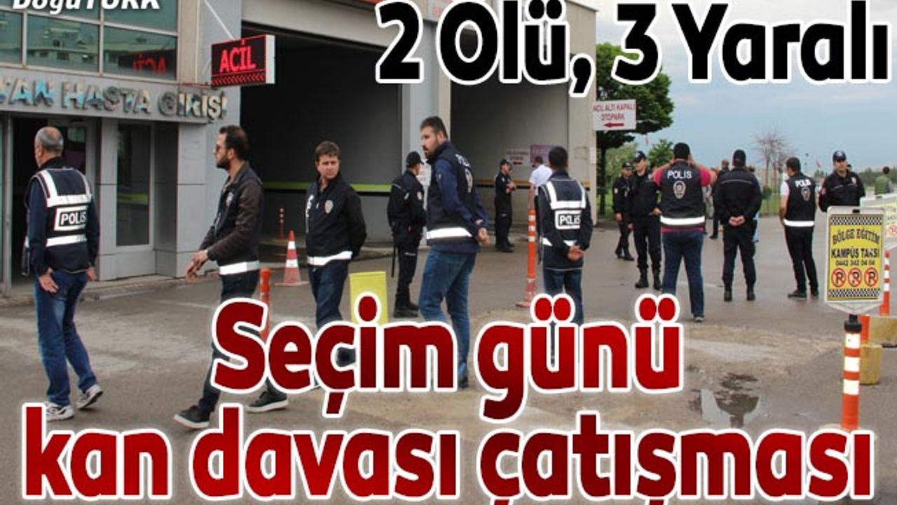 Sandık başında "kan davası" kavgası: 2 ölü, 3 yaralı