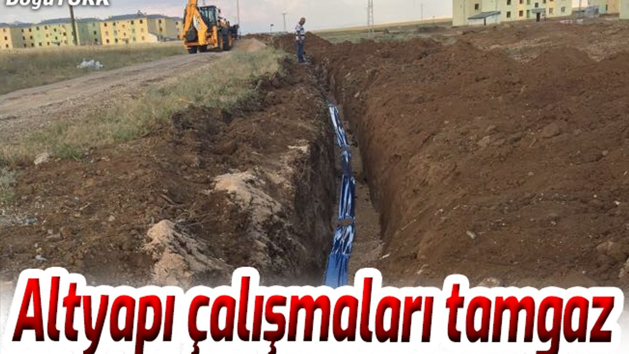 Büyükşehir altyapı çalışmalarına devam ediyor