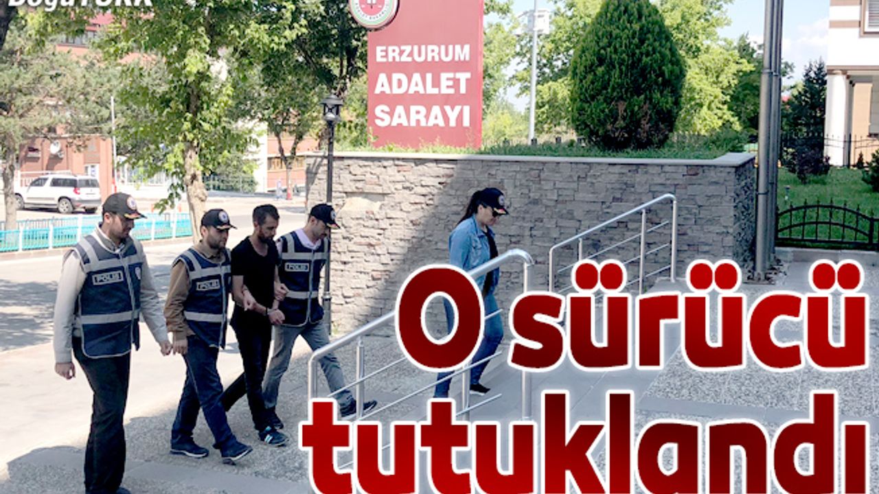 Erzurum'da kamyonuyla kaçak taşıyan sürücüye tutuklama