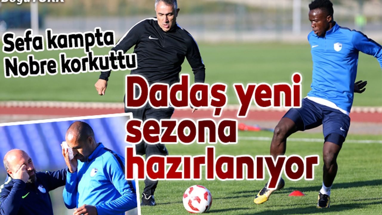 Erzurumspor'da yeni sezon hazırlıkları sürüyor