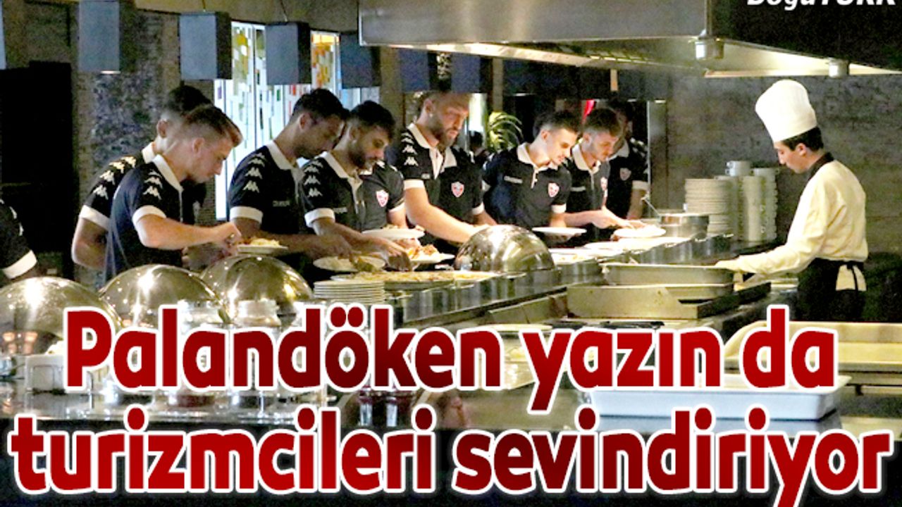 Palandöken yazın da turizmcileri sevindiriyor