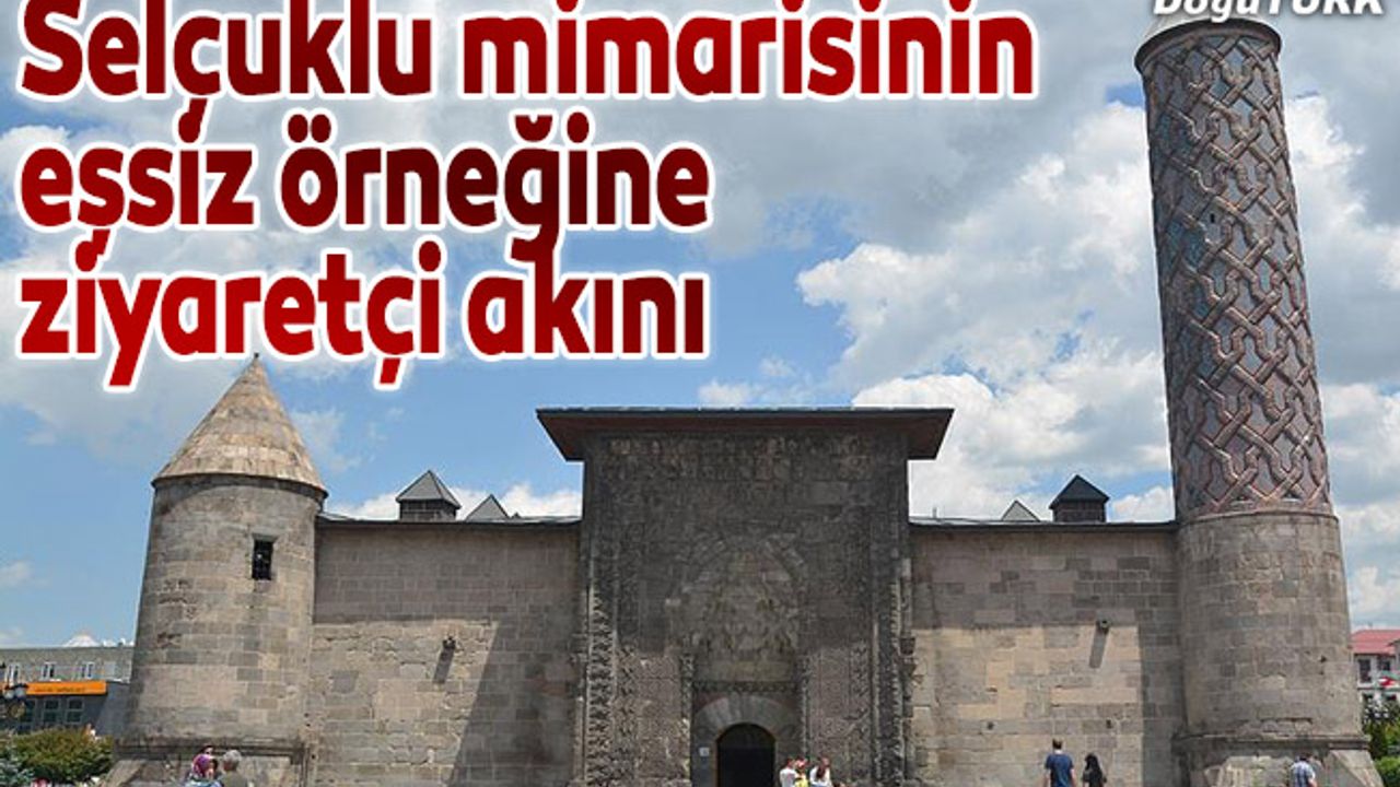 Selçuklu mimarisinin eşsiz örneğine ziyaretçi akını