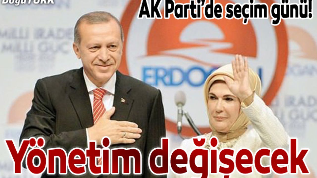 AK Parti’de seçim günü! Yönetim değişecek