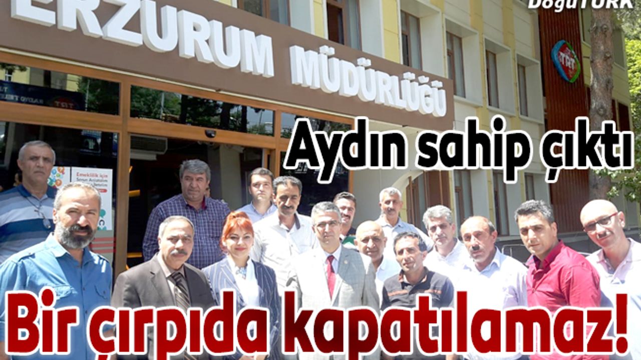 Bir kurum öyle bir çırpıda kapatılamaz