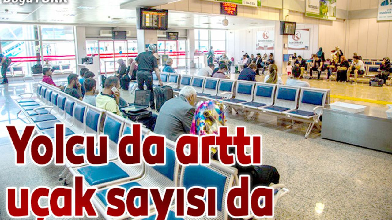 Erzurum Havalimanı'nda yolcu ve uçak trafiğinde artış