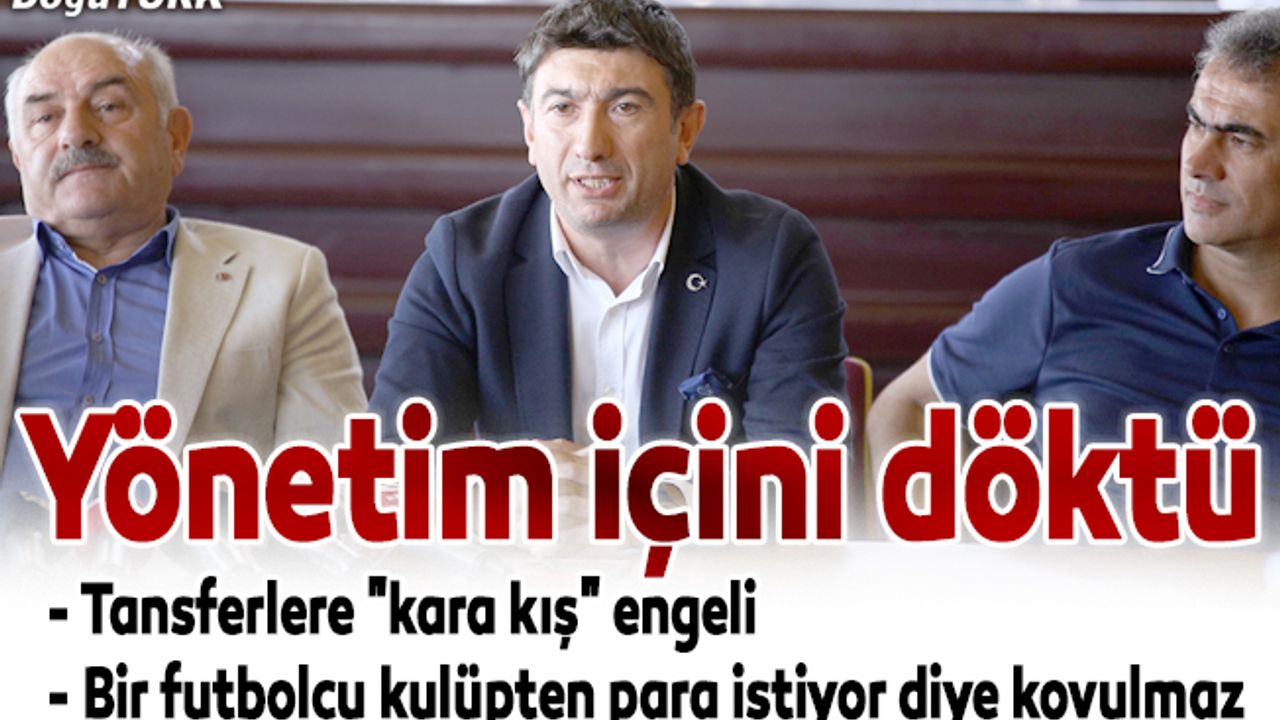 Erzurumspor'da transferlere "kara kış" engeli