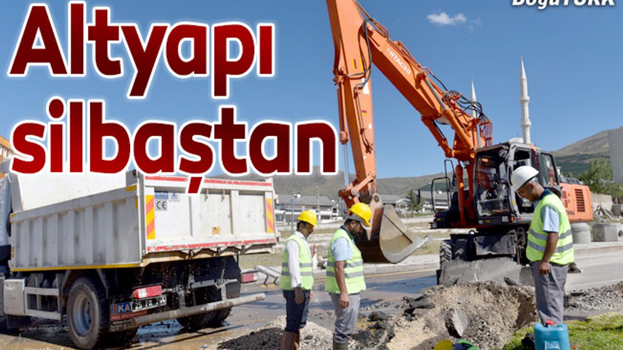 Büyükşehir Erzurum’un altyapısını baştan aşağı yeniliyor