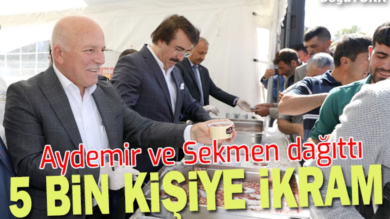 Büyükşehir’den 5 bin kişiye aşure ikramı