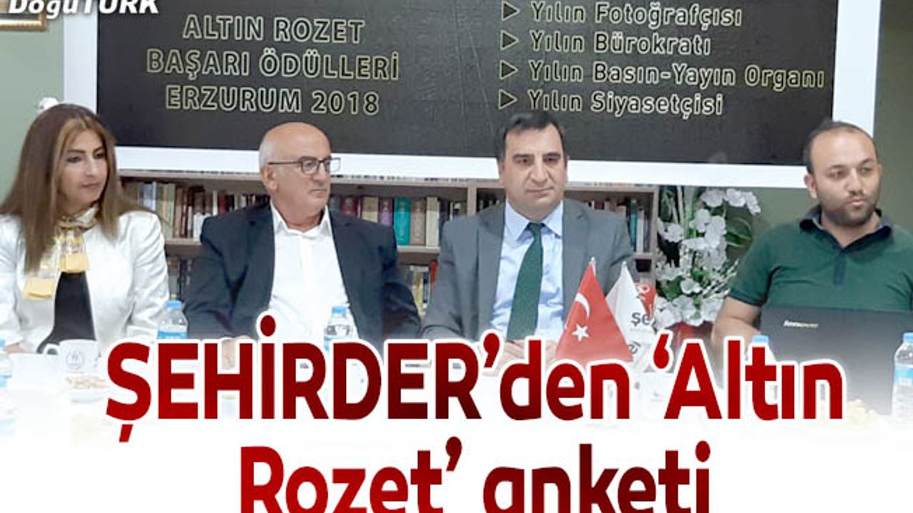 ŞEHİRDER anketi Erzurum’da halkın takdirini ortaya koyuyor