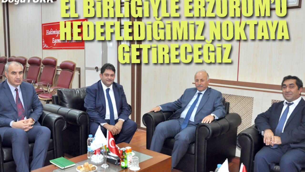 Vali Azizoğlu’ndan, ETB Başkanı Oral’a hayırlı olsun ziyareti