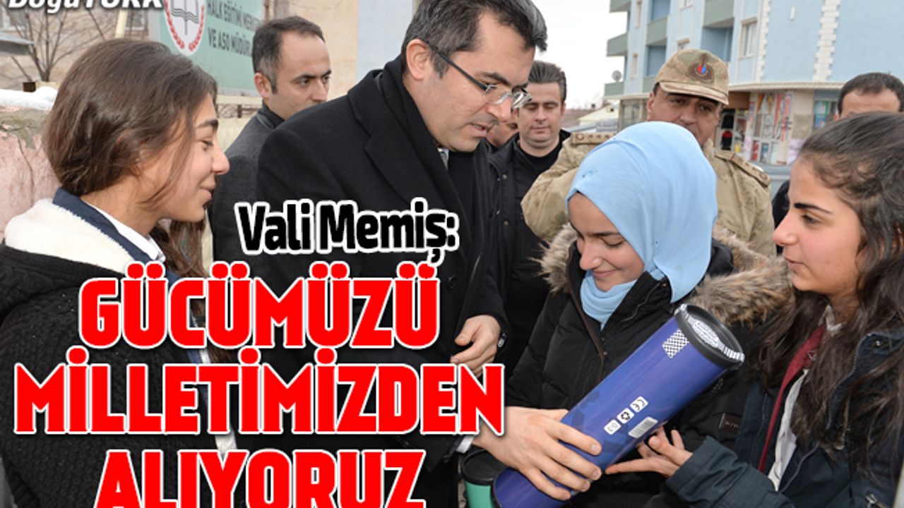"Terörle mücadelede gücümüzü milletimizden alıyoruz"