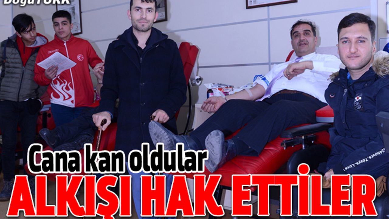 Engelliler kan ve kök hücre bağışında bulundu
