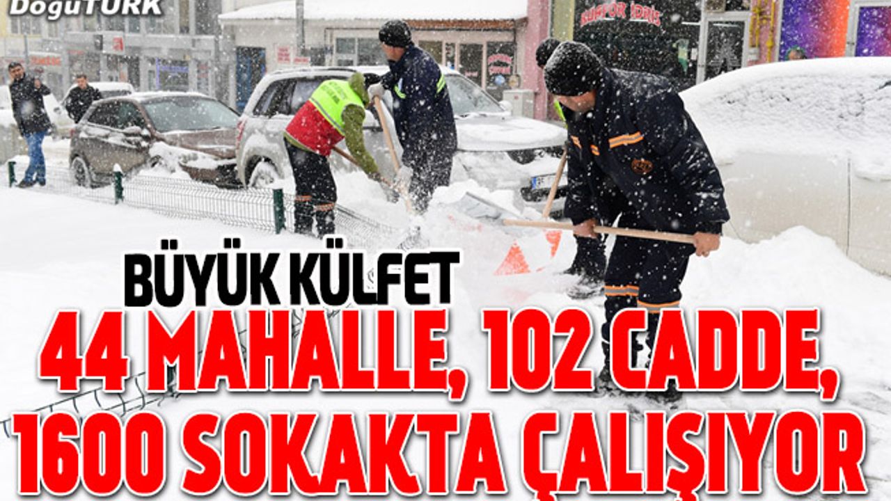 Karla mücadelede ciddi maliyet ortaya çıkmaktadır