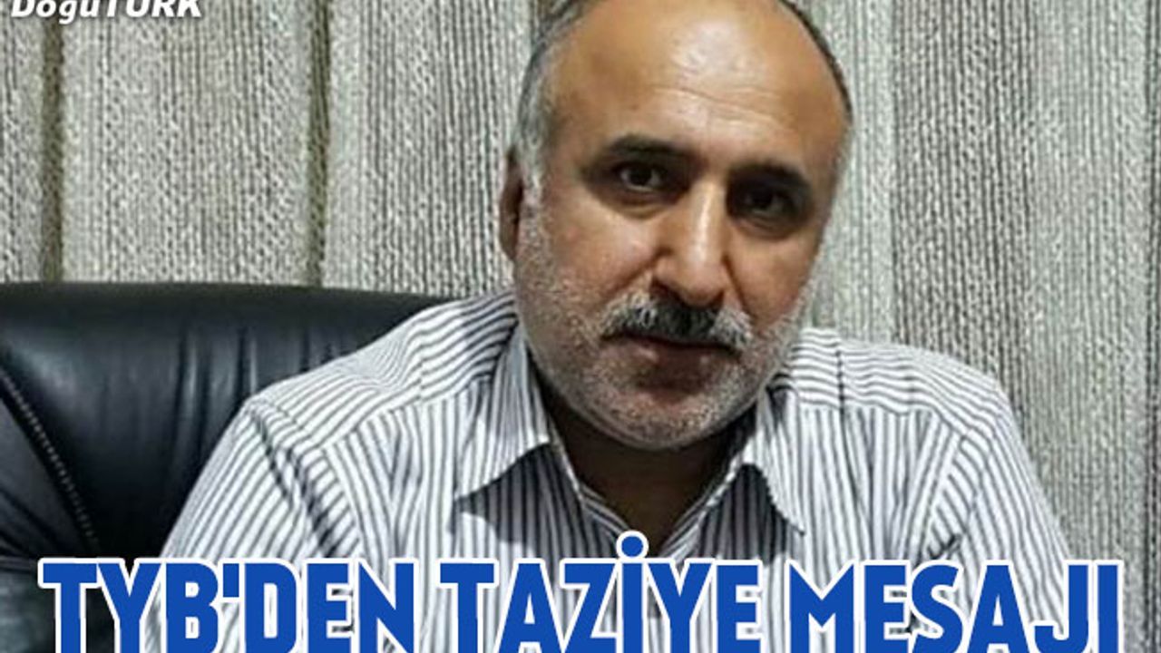 TYB Balcı için taziye mesajı yayınladı
