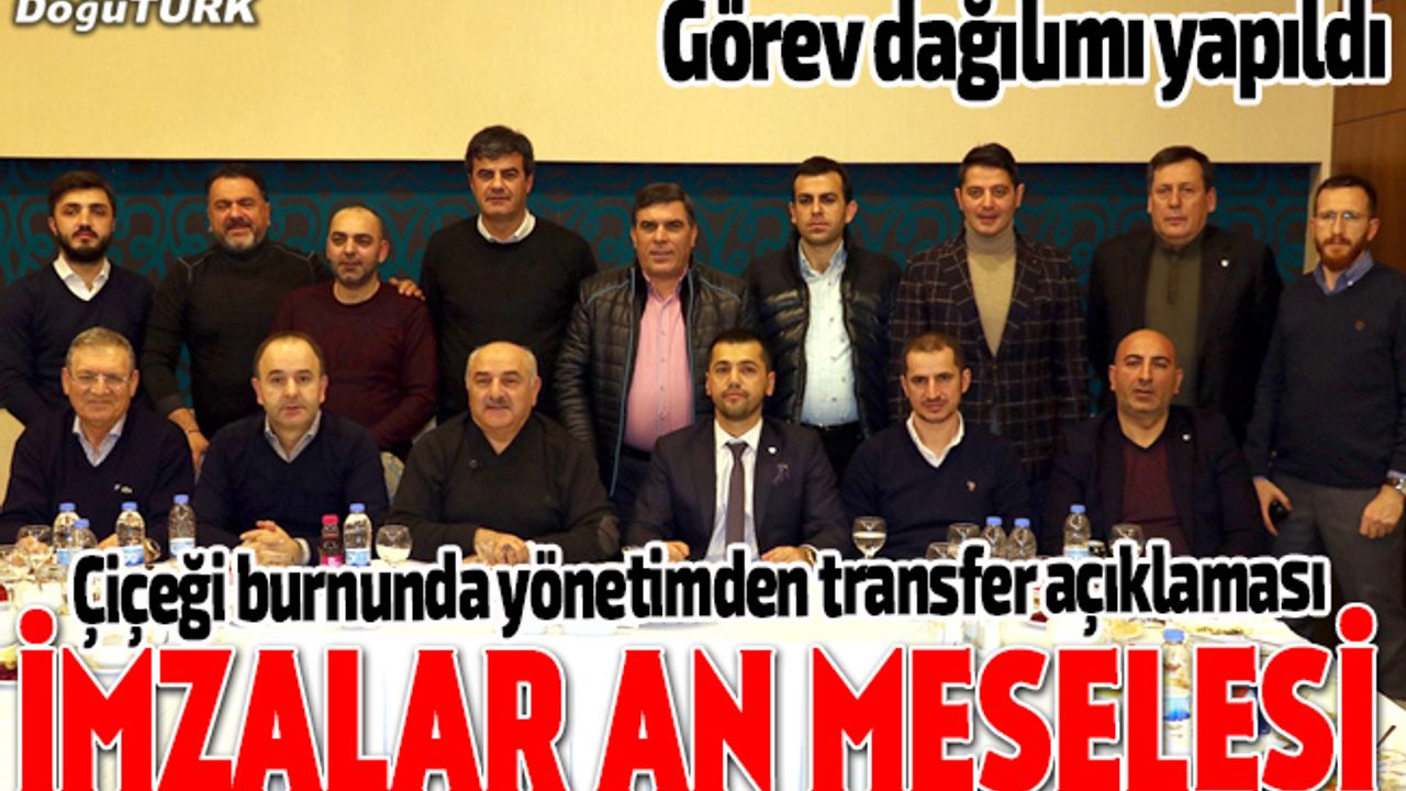 Yönetim görev dağılımı yaptı, transfere yoğunlaştı