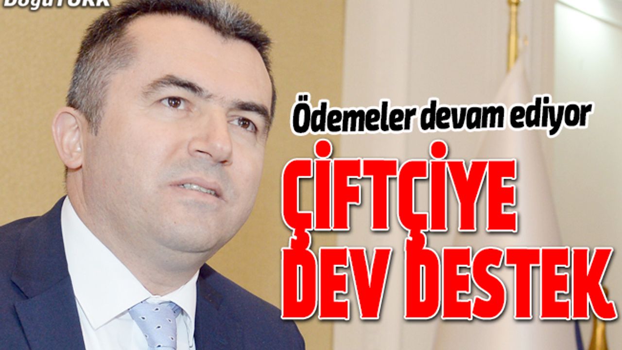 Erzurum'da çiftçilere 186 milyon lira destek verilecek