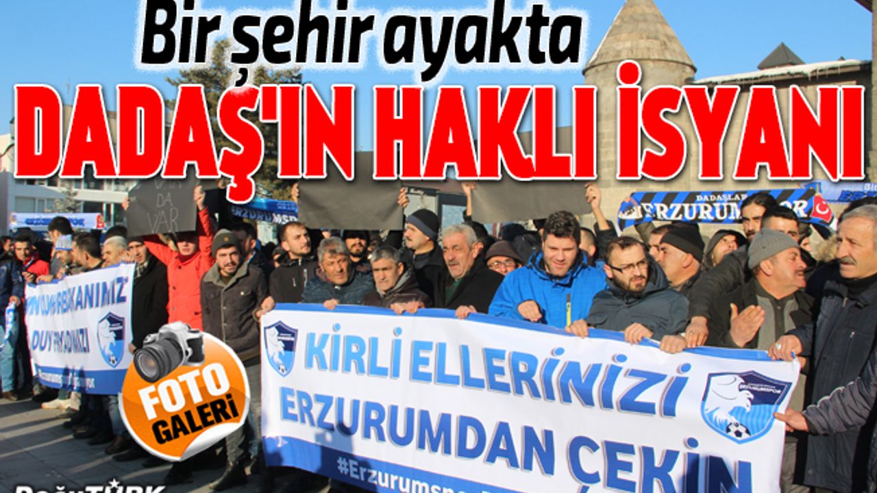 Erzurumspor taraftarından TFF ve MHK'ye tepki