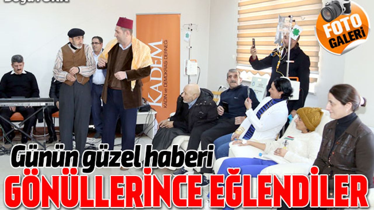 Amansız hastalığa halaylı ve tiyatrolu terapi
