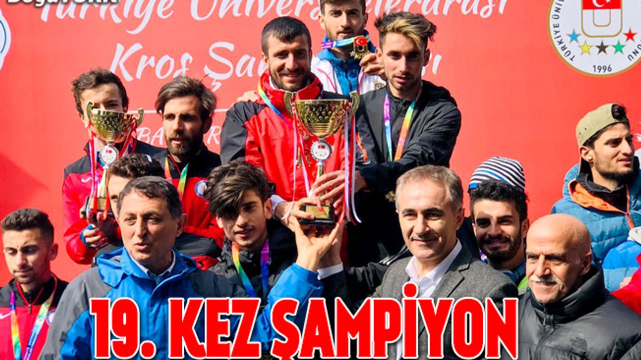 Atatürk Üniversitesi 19. kez şampiyon oldu